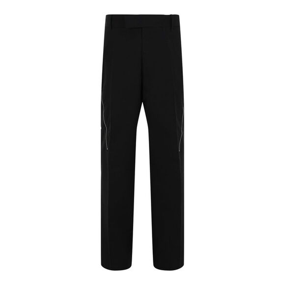 Ferragamo Zip-Detail Tailored Trousers Multi Mens